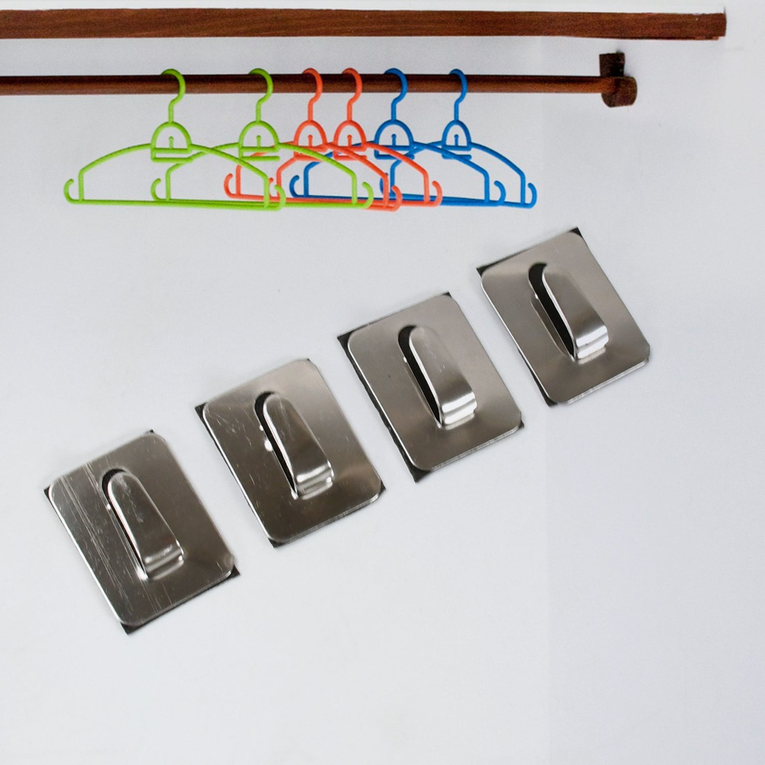 Self- Adhesive Hooks, Heavy Duty Wall Hooks Hangers Stainless Steel Waterproof Sticky Hooks for Hanging Robe Coat Towel Kitchen Bathroom and. Self- Adhesive Hooks, Heavy Duty Wall Hooks Hangers Stainless Steel Waterproof Sticky Hooks for Hanging Robe Coat Towel Kitchen Bathroom and.